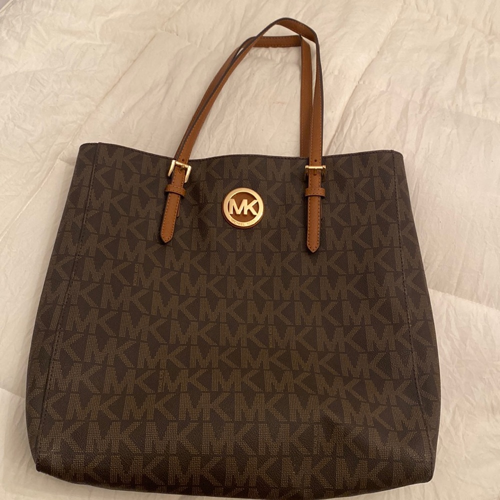 Michael Kors Jet Set Travel Large North South PVC Tote - 35h5gtvt3b